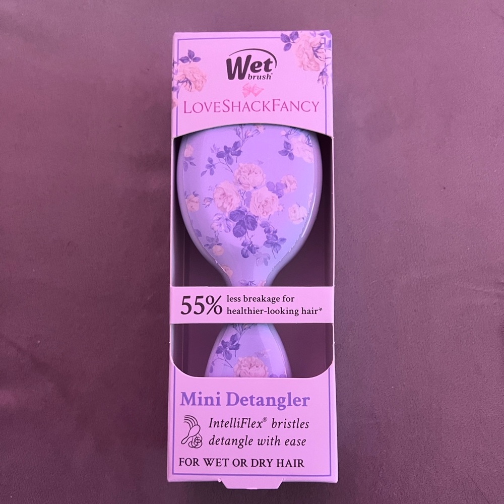 NWT LOVESHACKFANCY X WET BRUSH MINI BRUSH 🎀